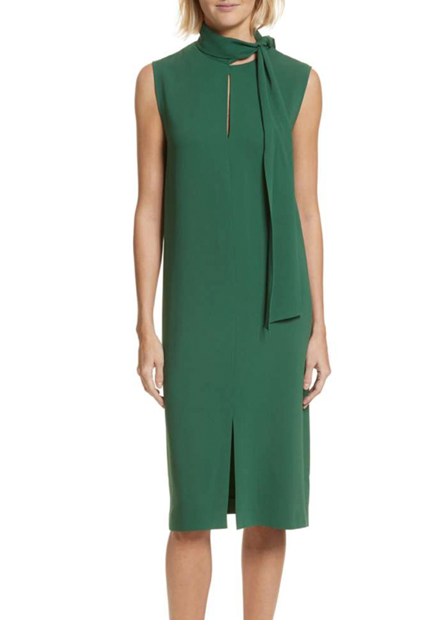 green forever unique dress